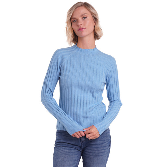 Dameshemd met lange mouwen en coltrui