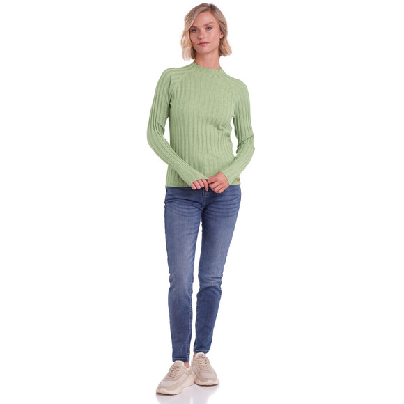 Dameshemd met lange mouwen en coltrui