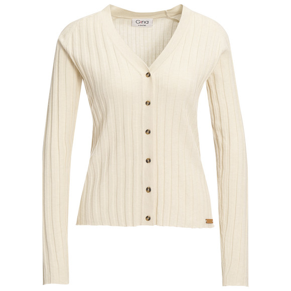 Damen Strickjacke mit V-Ausschnitt