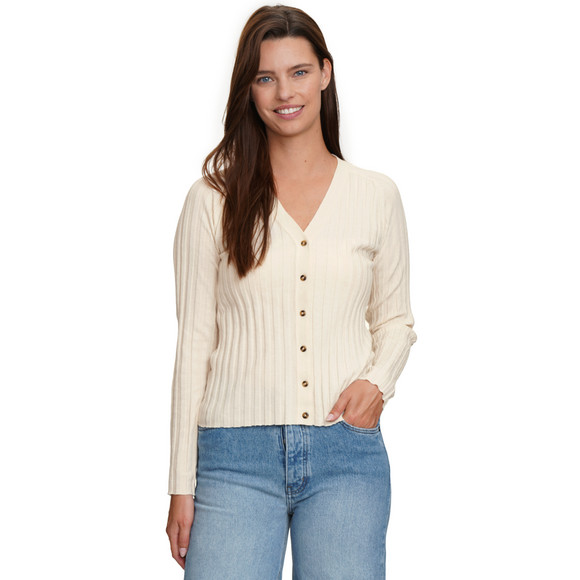 Damen Strickjacke mit V-Ausschnitt