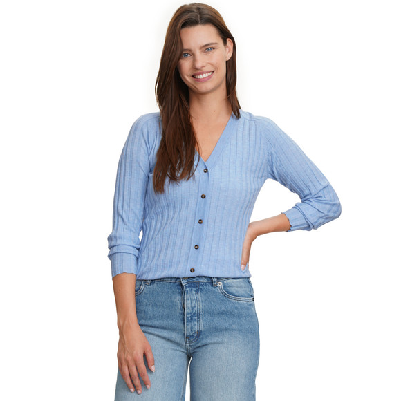 Damen Strickjacke mit V-Ausschnitt