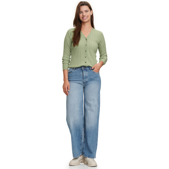 Damen Strickjacke mit V-Ausschnitt