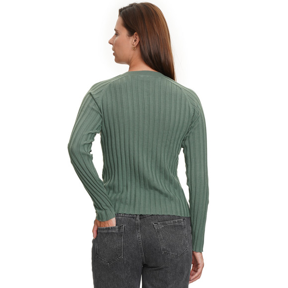 Damen Strickjacke mit V-Ausschnitt