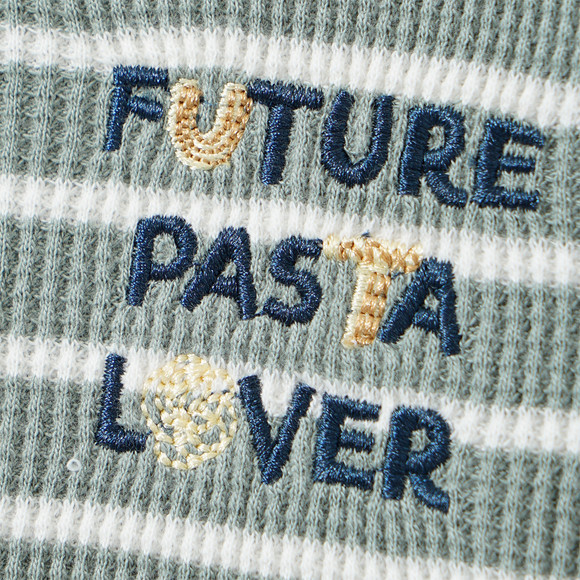 Geboorte shirt lange mouw met borduursel