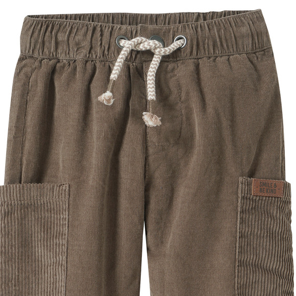 Baby corduroy broek in cargostijl
