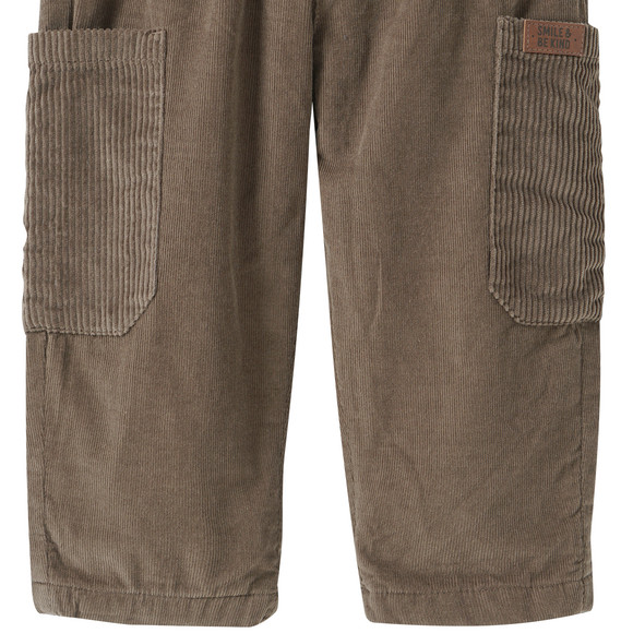 Baby corduroy broek in cargostijl