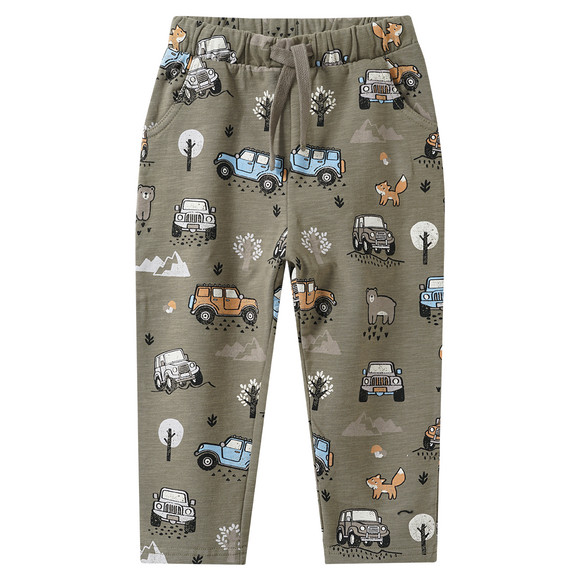 Baby joggingbroek met all-over voertuigen