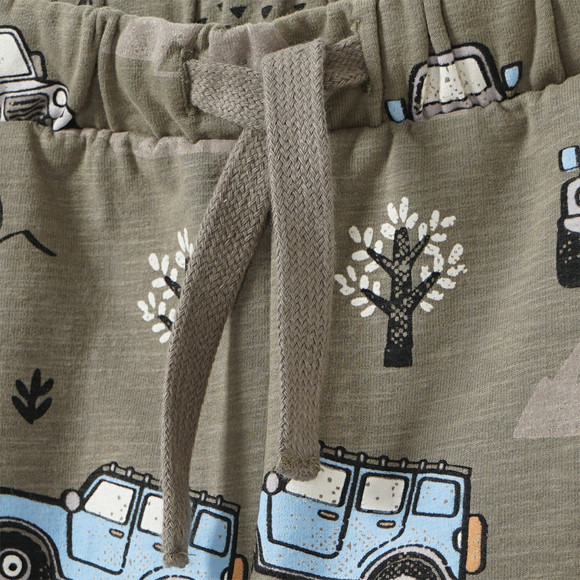 Baby joggingbroek met all-over voertuigen