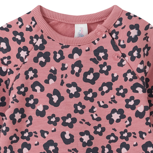 Baby Sweatshirt im Leo-Look