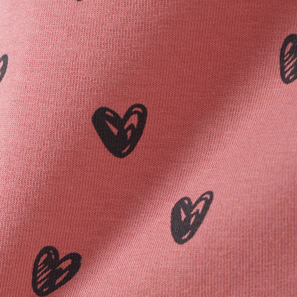 Baby sweat legging met hartjes