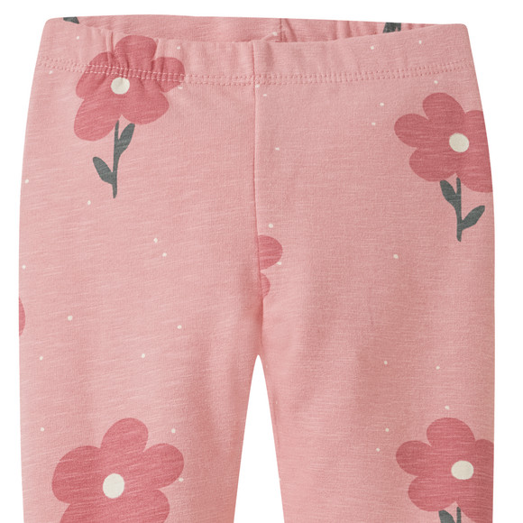 Baby Sweatleggings mit Blumen-Muster 