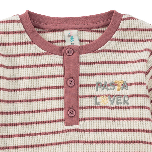 Baby shirt met lange mouwen en borduursel