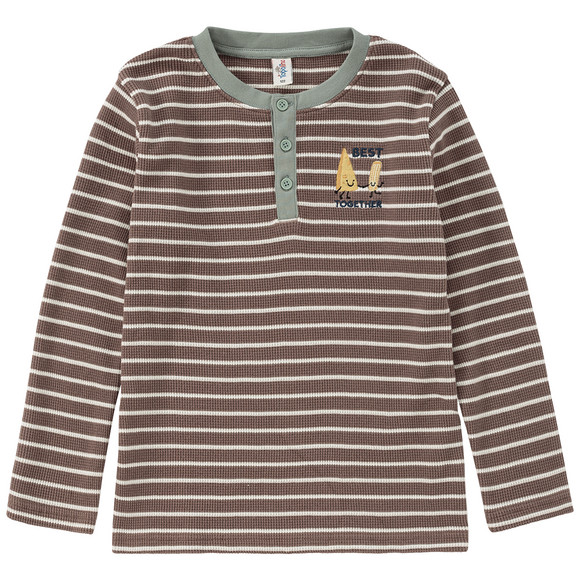 Kinderhemd met lange mouwen en borduursel