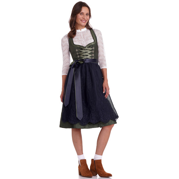 Damen Dirndl mit floralem Muster