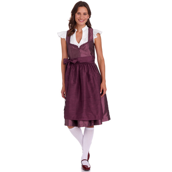 Damen Dirndl-Bluse unifarben