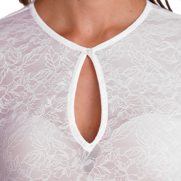Damen Dirndl-Bluse aus Spitze