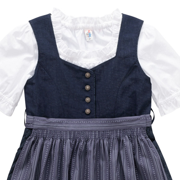 Mädchen Dirndl mit Bluse