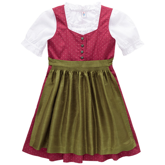 Mädchen Dirndl mit Bluse