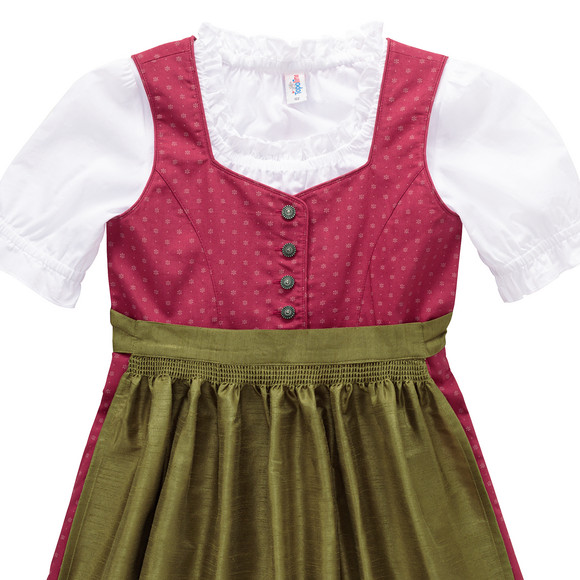 Mädchen Dirndl mit Bluse