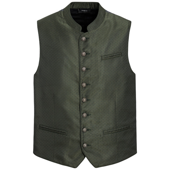 Herren Trachtenweste mit Allover-Muster Ernsting's family