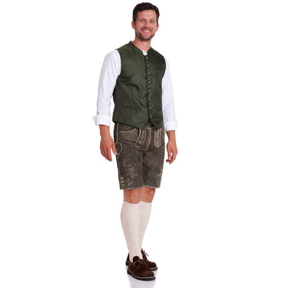 Herren Hemd mit Stehkragen