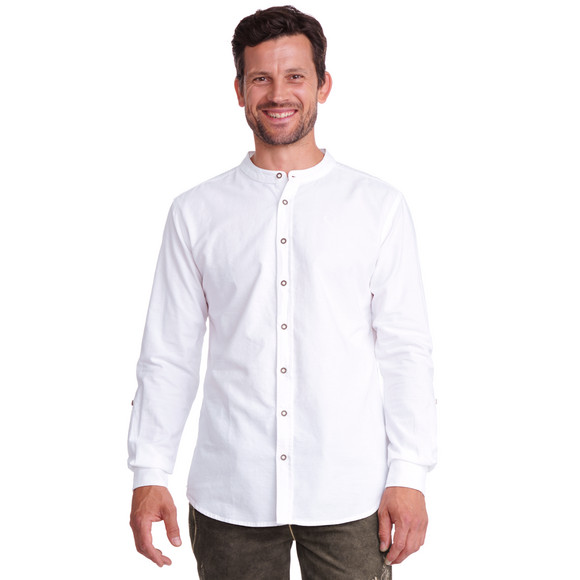 Herren Hemd mit Stehkragen