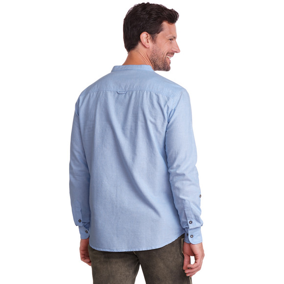 Herren Hemd mit Stehkragen