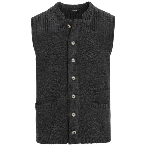 Herren Strickweste mit Melange