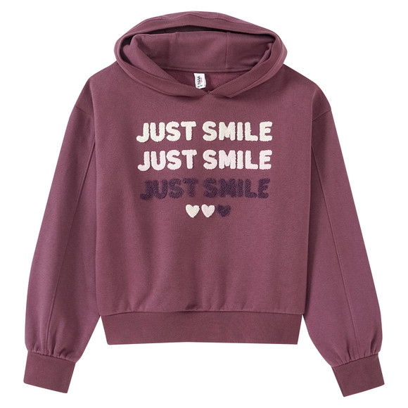 Mädchen Sweat-Hoodie mit Text-Applikation