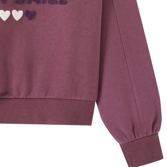 Mädchen Sweat-Hoodie mit Text-Applikation