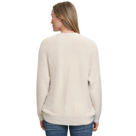 Gebreide damestrui met boothals