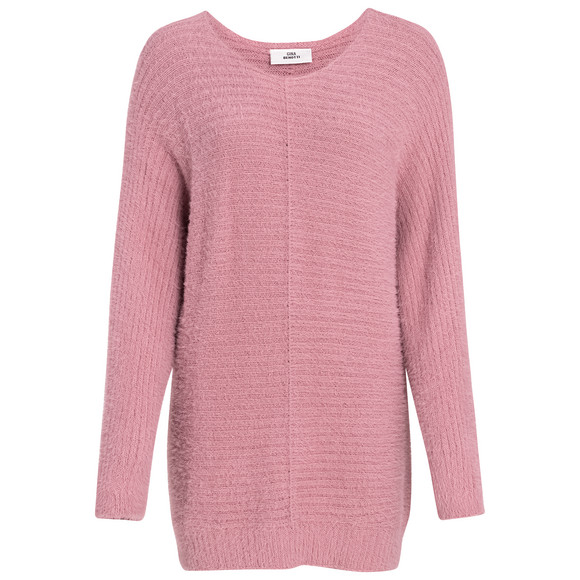 Gebreide damestrui met boothals