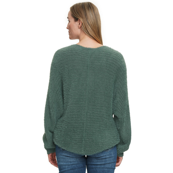 Gebreide damestrui met boothals