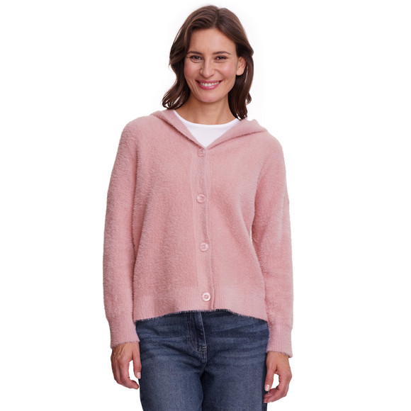 Vrouwelijk vest met een knusse look