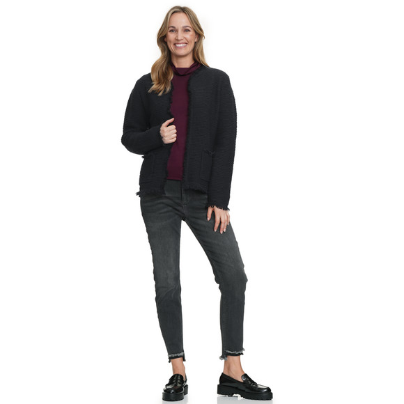 Damesvest met franjes