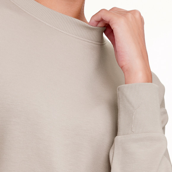 Dames sweatshirt met split