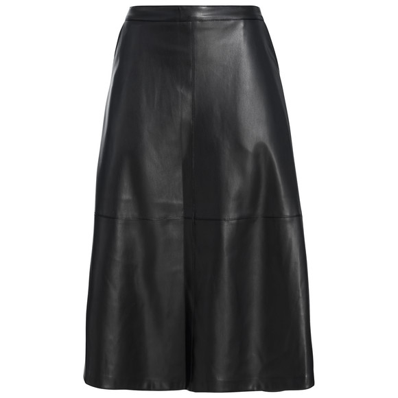 Dames midirok met decoratieve naden