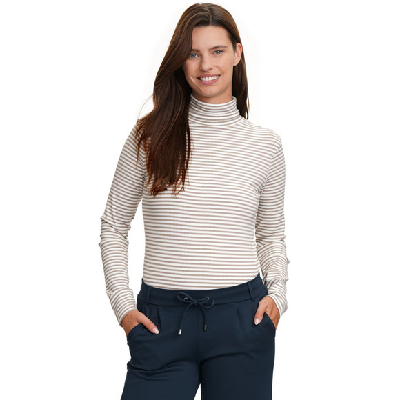 Damen Langarmshirt mit Rollkragen