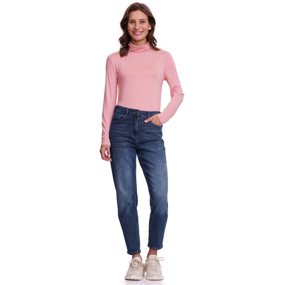 Damen Langarmshirt mit Rollkragen