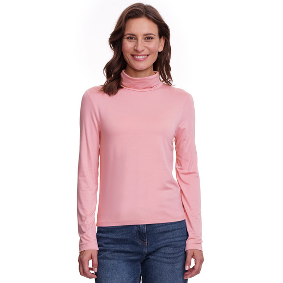 Damen Langarmshirt mit Rollkragen