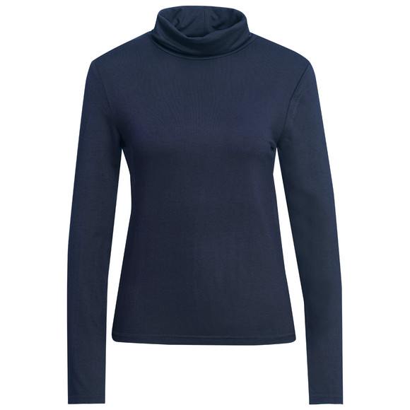 Damen Langarmshirt mit Rollkragen