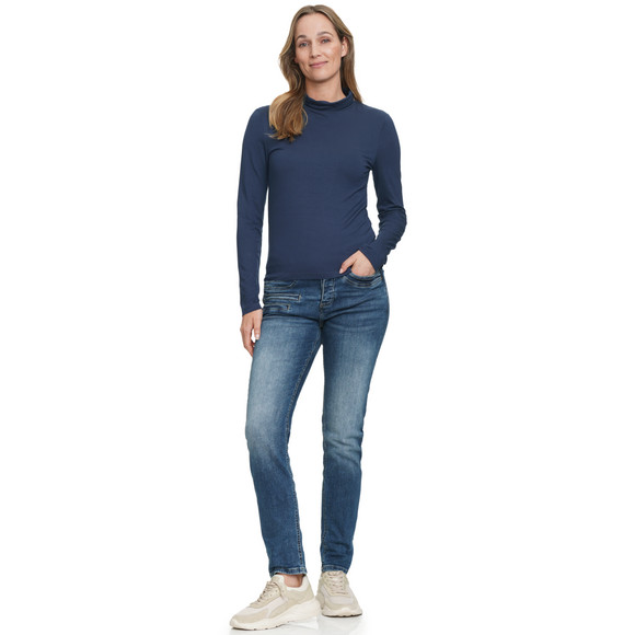 Damen Langarmshirt mit Rollkragen