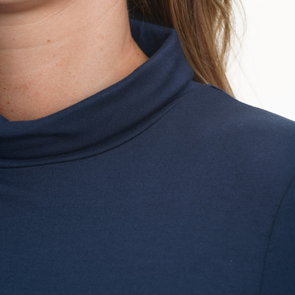 Damen Langarmshirt mit Rollkragen