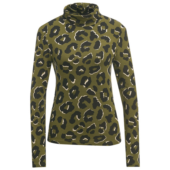 Damen Langarmshirt mit Rollkragen