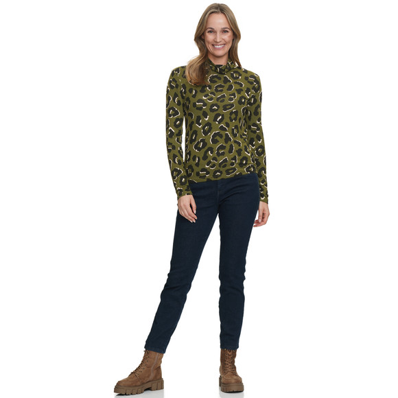 Damen Langarmshirt mit Rollkragen