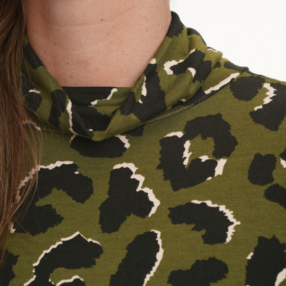 Damen Langarmshirt mit Rollkragen