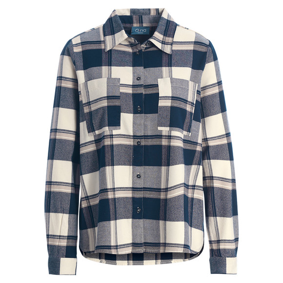 Damesblouse in een geruite look