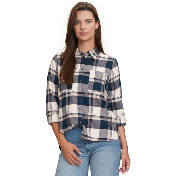 Damesblouse in een geruite look