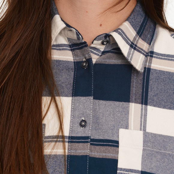 Damesblouse in een geruite look