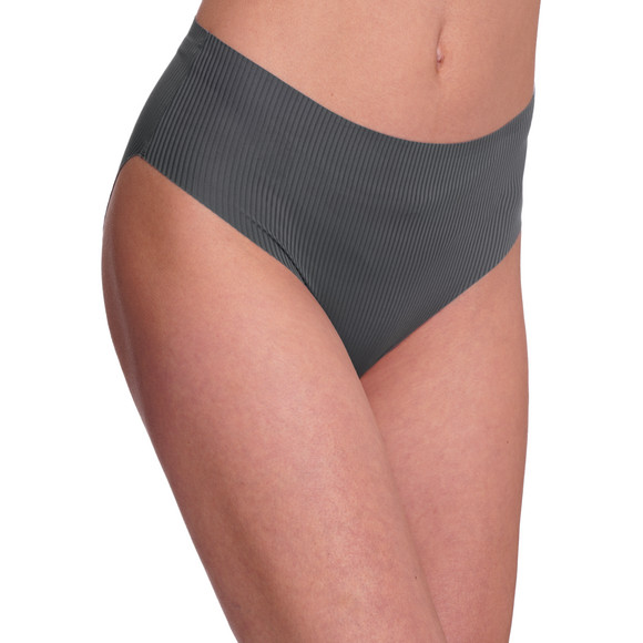 Naadloze damesslip met geribde structuur